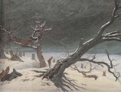 Caspar David Friedrich Winter Landsacpe (mk10) oil painting picture